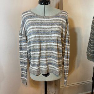 Rag & Bone - Grey/White/Blue Striped Sweater